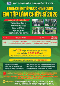 Học phí chương trình em tập làm chiến sĩ 2026