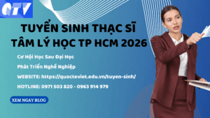 tuyển sinh thạc sĩ tâm lý học TP.HCM 2026
