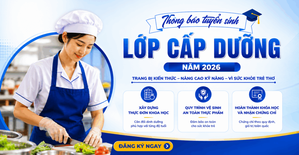 Tuyển sinh lớp đào tạo cấp dưỡng