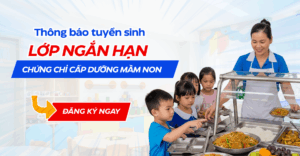 Khóa học chứng chỉ cấp dưỡng mầm non online