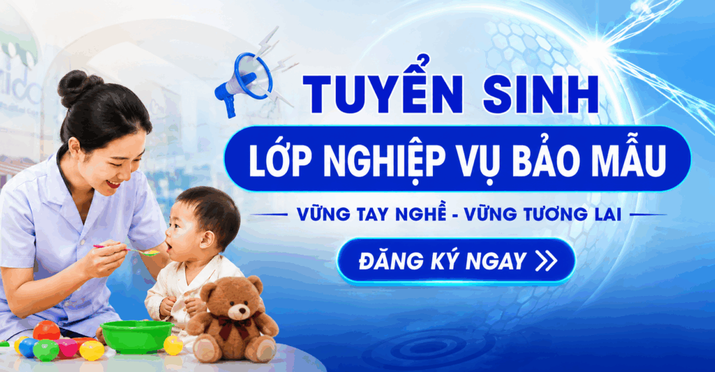 Tuyển sinh lớp nghiệp vụ bao mẫu mầm non năm 2026