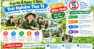 Trẻ Nghiện Điện Thoại: Giải Pháp Trại Hè 6 Ngày 5 Đêm