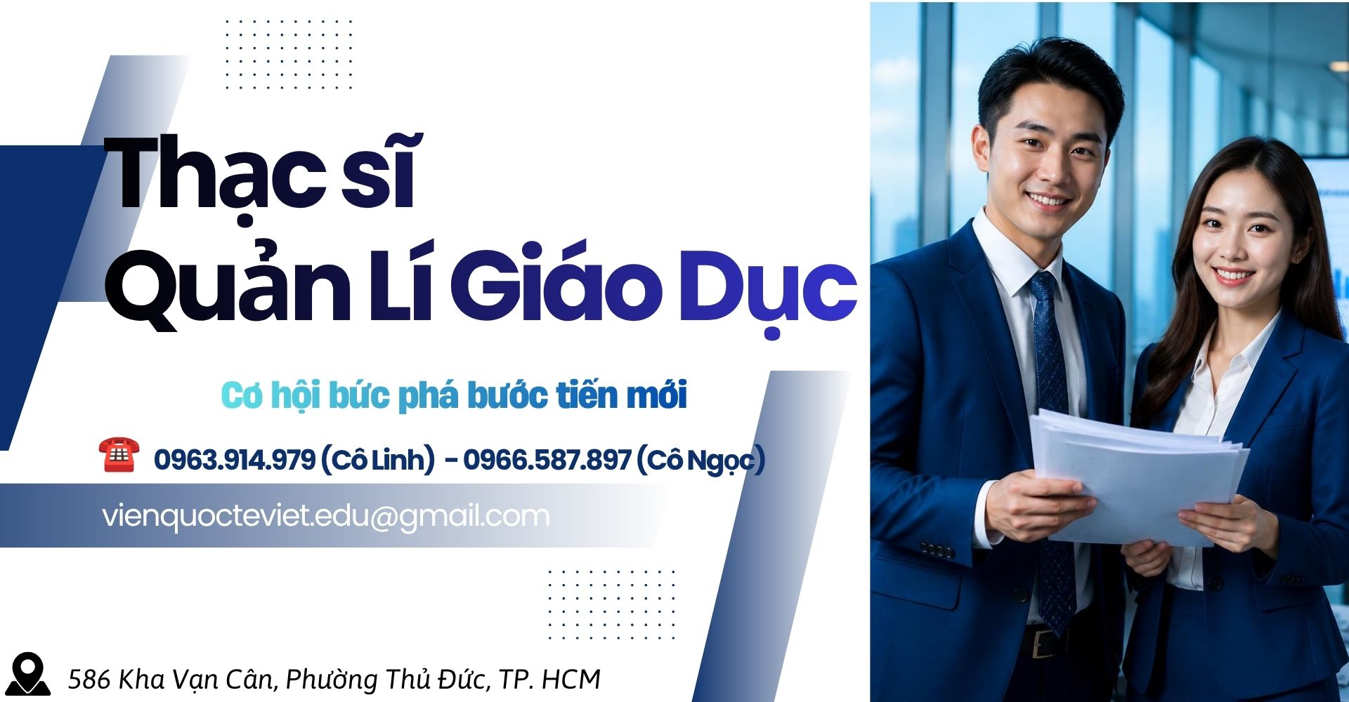 Thạc sĩ quản lý giáo dục 2026: Lộ trình cho người trái ngành