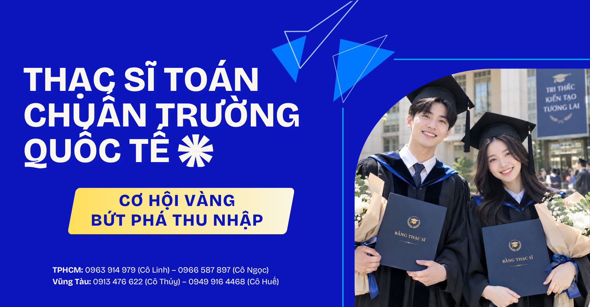 Tuyển sinh thạc sĩ Toán: 2 năm cơ hội bứt phá đỉnh cao 2026