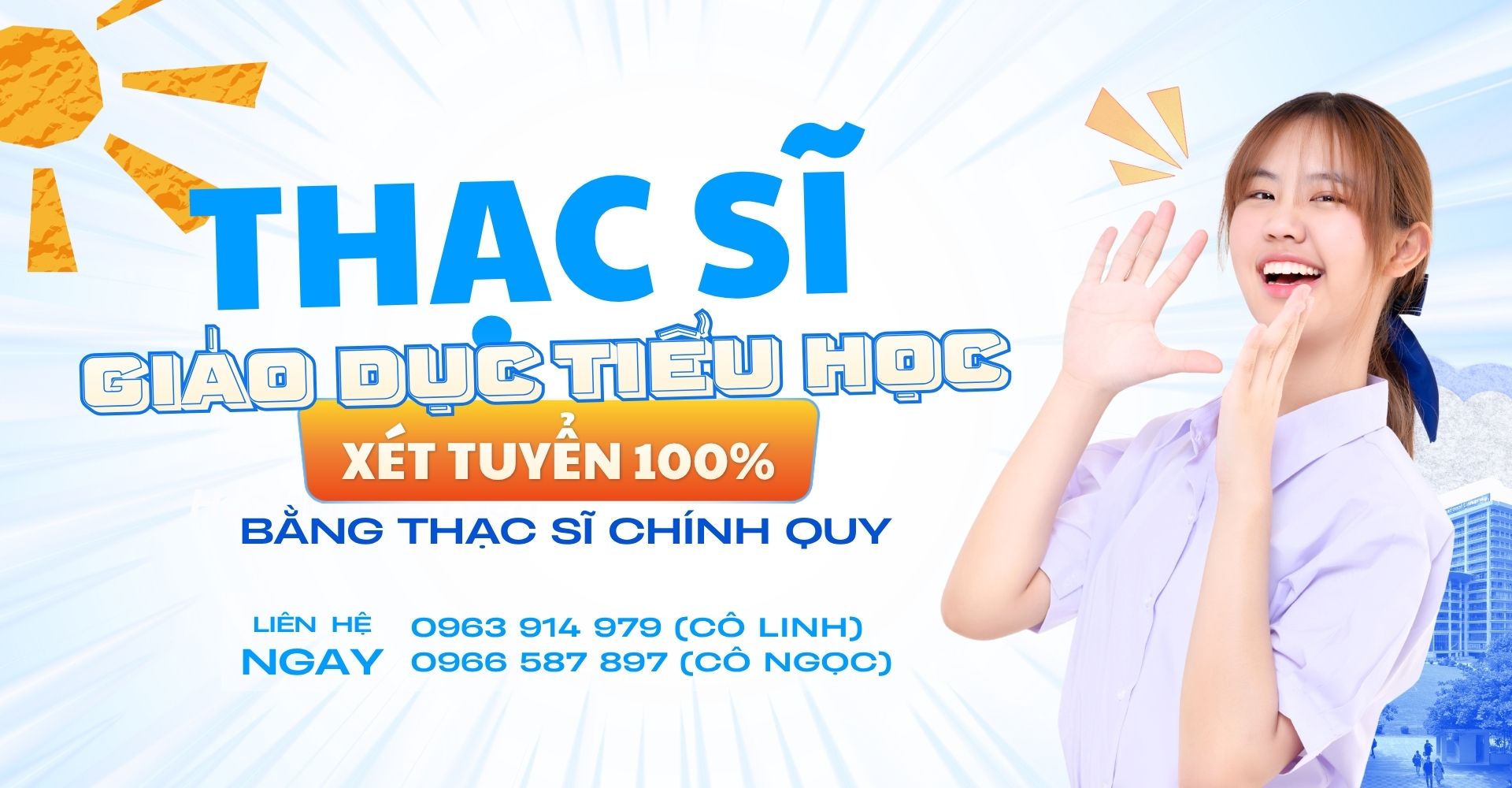 Tuyển Sinh Thạc Sĩ Giáo Dục Tiểu Học 2026: Xét Tuyển 100%