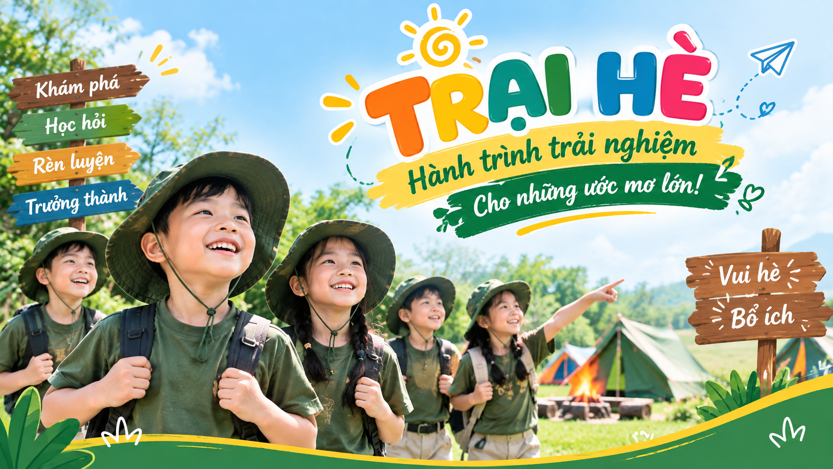 Trại Hè Uy Tín Cho Con Tại TPHCM: Rèn Luyện Bản Lĩnh Cho Trẻ