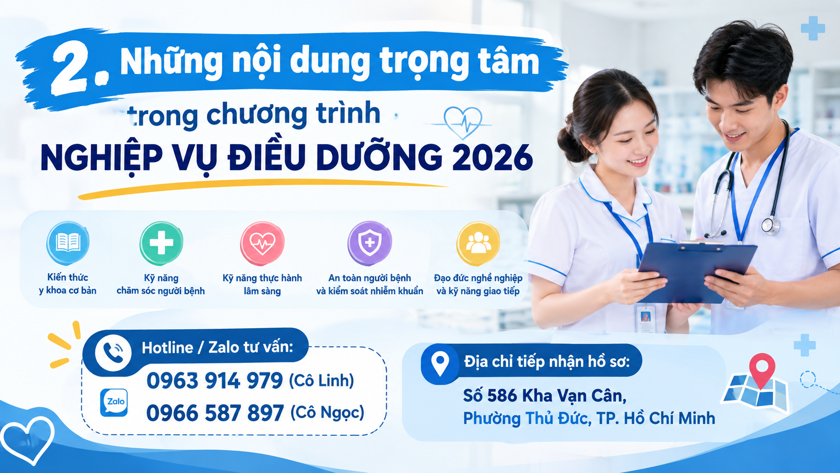 Chương Trình Nghiệp Vụ Điều Dưỡng 2026: Đào Tạo Chuẩn