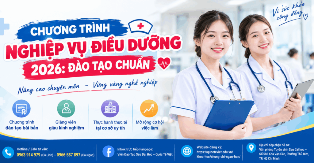 Chương Trình Nghiệp Vụ Điều Dưỡng 2026: Đào Tạo Chuẩn