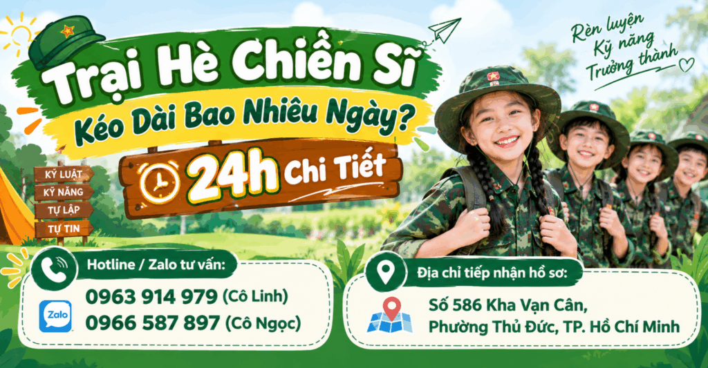 Trại Hè Chiến Sĩ Kéo Dài Bao Nhiêu Ngày? 24h Chi Tiết