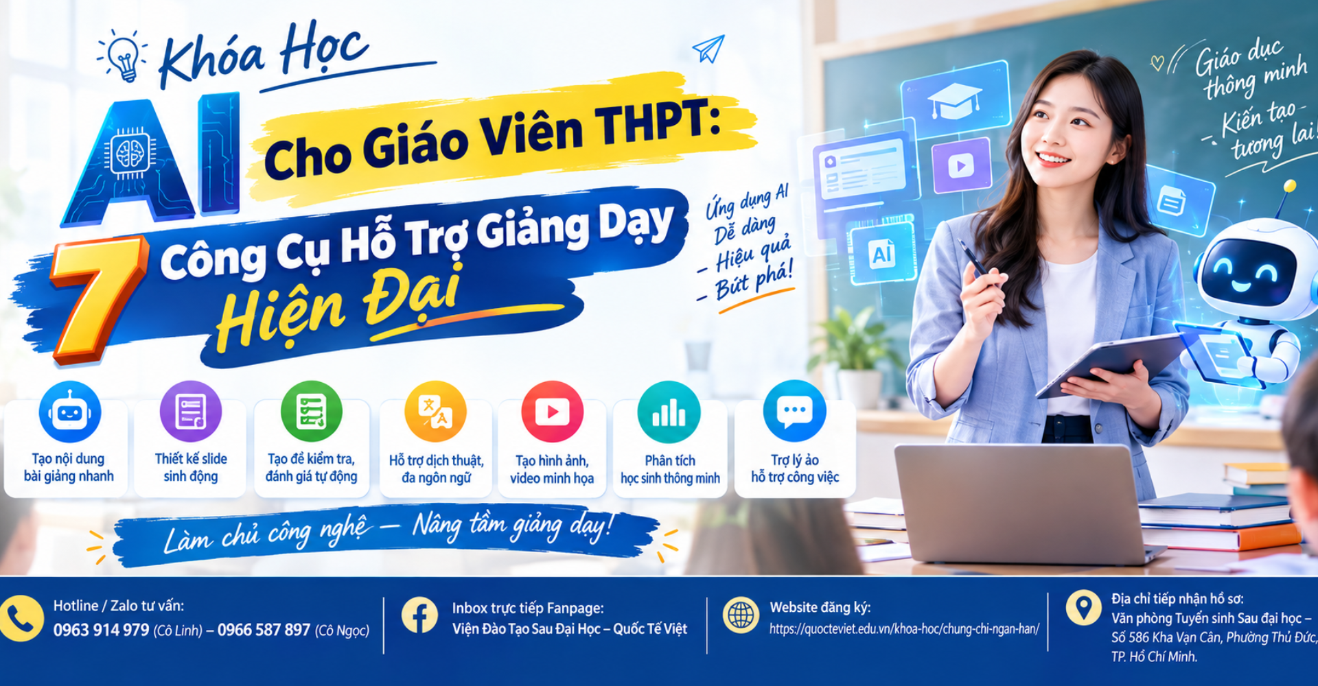Khóa Học AI Cho Giáo Viên THPT: Nâng Cao Năng Lực Số