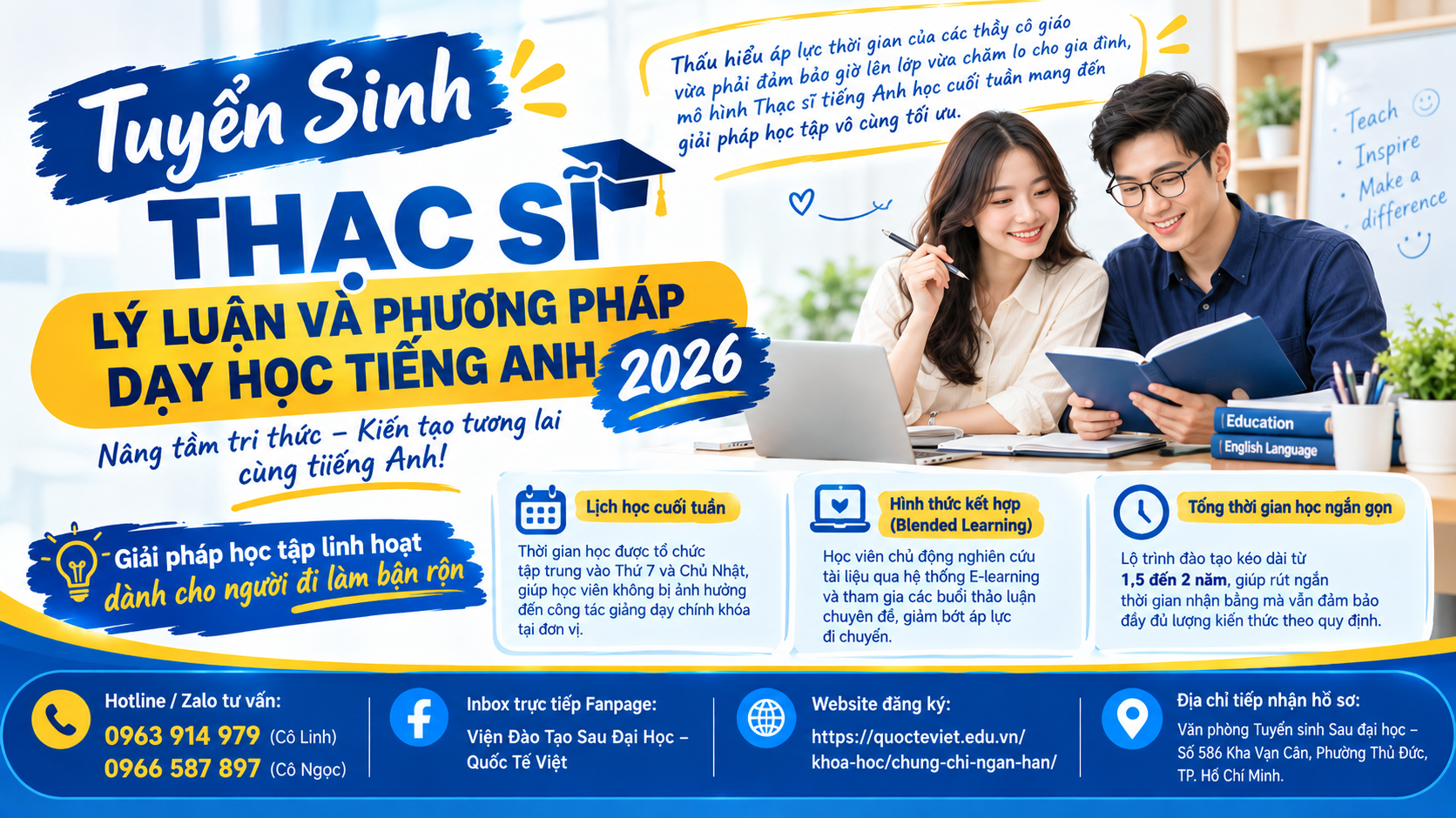 Tuyển Sinh Thạc Sĩ Lý Luận Và Phương Pháp Dạy Học Tiếng Anh 2026